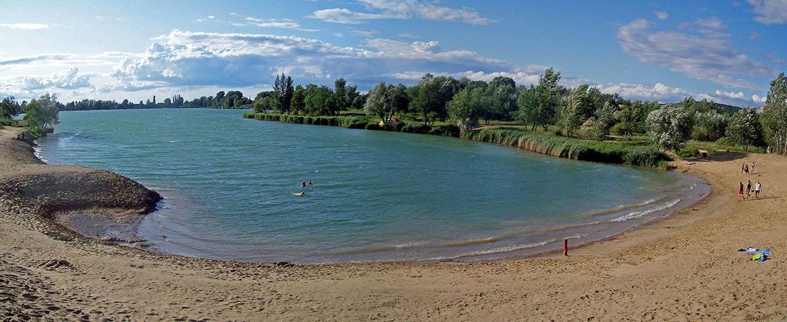 Palatinus-tó téli átúszás -eddig csak nyáron voltak itt úszó rendezvények