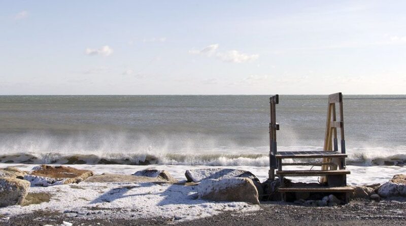 Strandlépcső kérése Fotó Aaron Sonnenberg