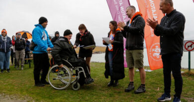 Csomai Zsolt kerekesszékesként készül a 6. Téli Balaton-átúszásra