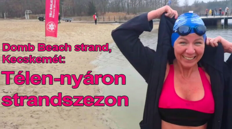 Domb Beach 6. Téli Balaton-átúszás kvalifikáció