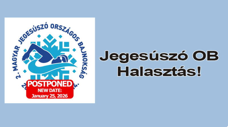 halasztásra kerül a 2. Magyar Jegesúszó Országos Bajnokság
