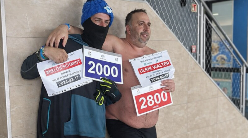 Jegersúszás rekord Schmidt Miklós és Walter Ulrik