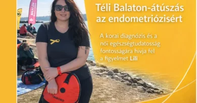 Endometriózis -Bodor Andrea Lili a téli Balatont átúszva üzent a nőknek -VIDEO!